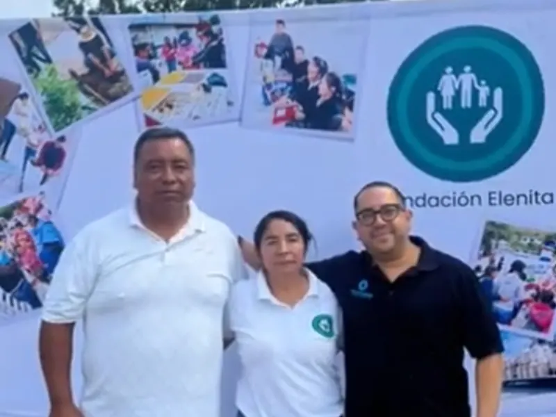 El equipo de México en un evento del Día del Niño