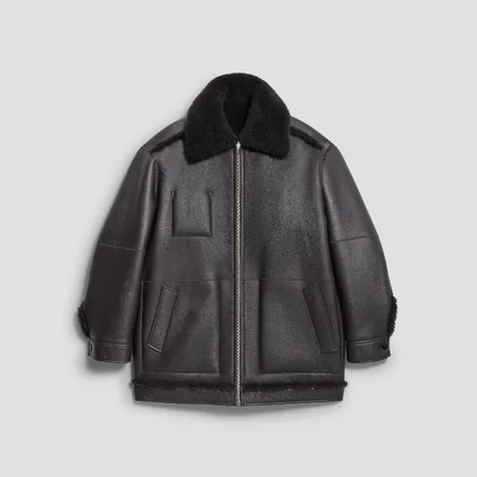 Reversible cocoon coat