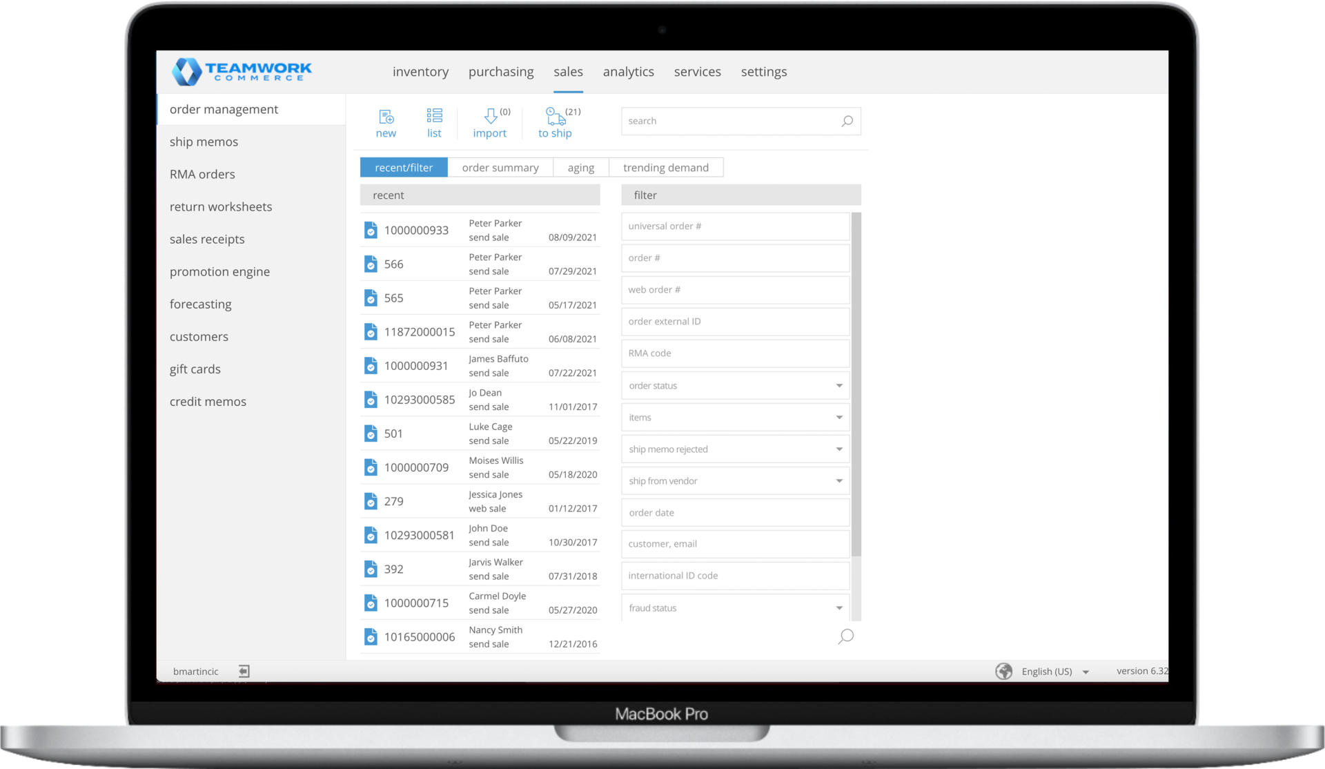 order management system